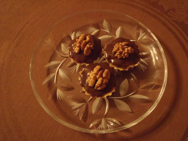 Bábovičky s ořechovou náplní